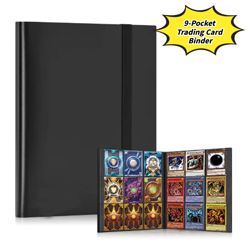 Trading Card Binder - حافظة بطاقات تداول بـ 9 جيوب،