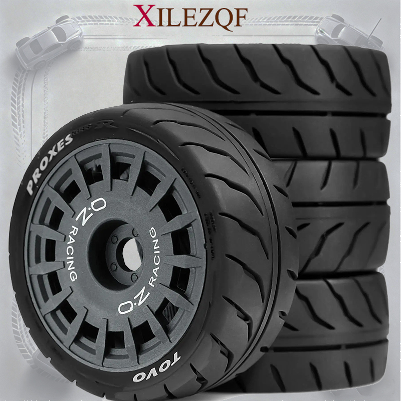 Tamiya Model Rc Car - إطارات XILEZQF 4 قطع مقاس 1/10