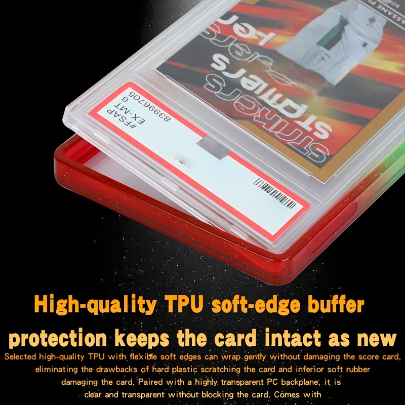 غطاء حماية من مادة TPU بتصميم  - مراجعة Graded Card Display وسعره