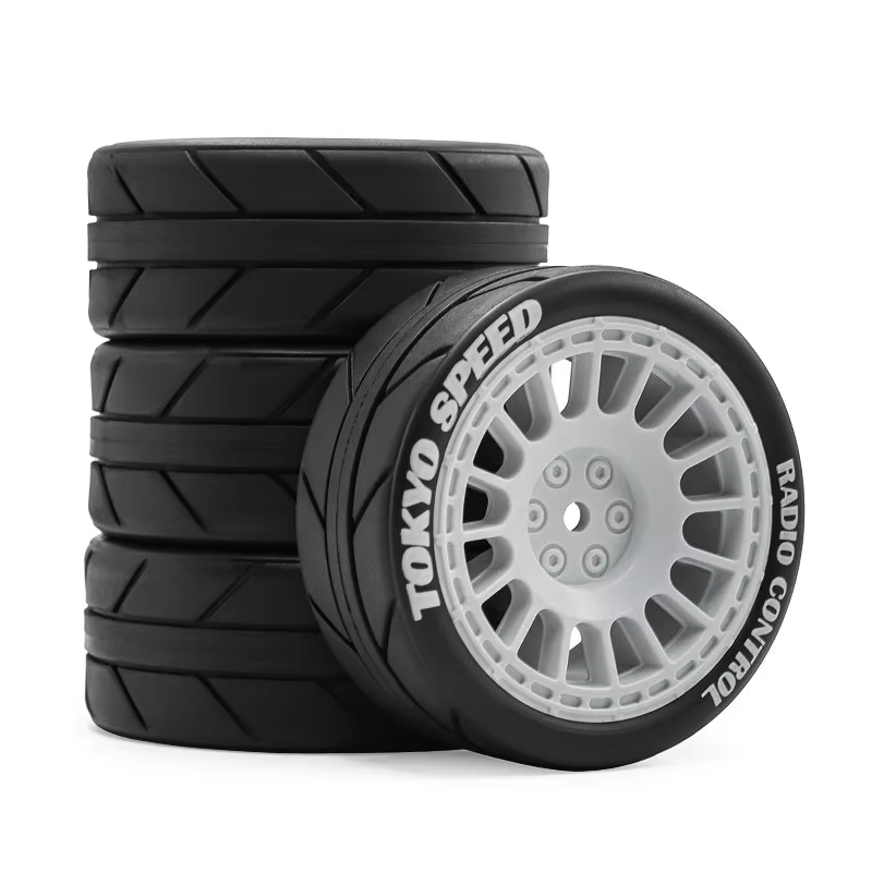 4 قطع من إطارات العجلات لسيارا - مراجعة Tamiya Model Rc Car وسعره