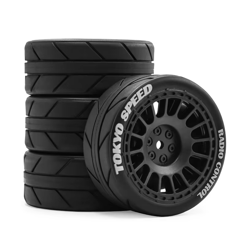 4 قطع من إطارات العجلات لسيارا - مراجعة Tamiya Model Rc Car وسعره